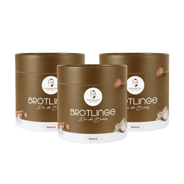 Brotlinge Natural – 3er Vorteilspaket