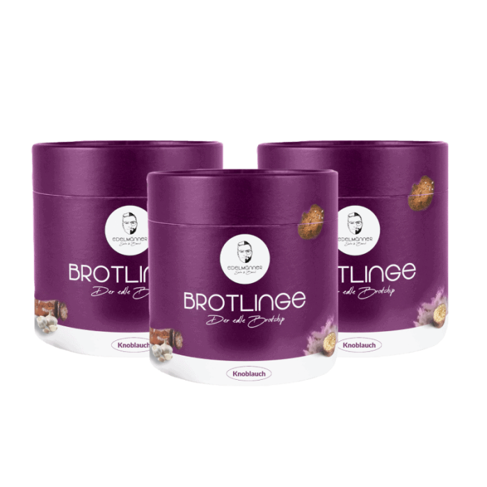 Brotlinge Knoblauch – 3er Vorteilspaket